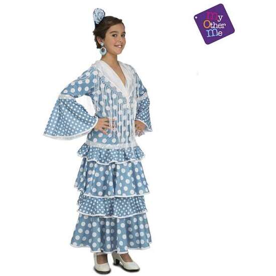 Disfraz Flamenca Huelva Vestido (no Incluye Mantoncillo) Talla 3-4 Años