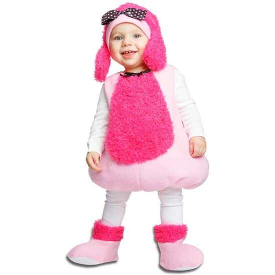 Disfraz Infantil Pequeña Poodle Rosa Talla 5-6 Años