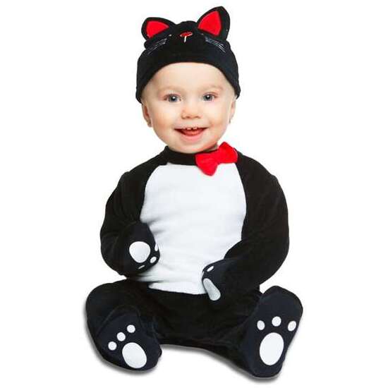 Comprar Disfraz Bebé Gatito Negro Cotton Talla 0-6 Meses