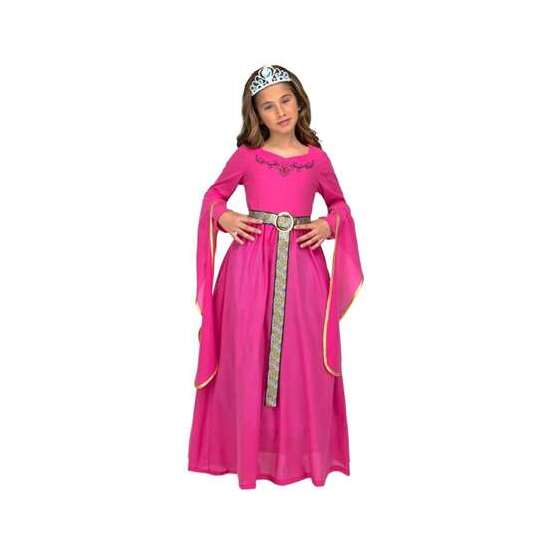 Comprar Disfraz Princesa Medieval Rosa Talla 7-9 Y