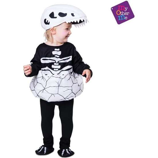 Comprar Disfraz Pequeño Dino Esqueleto 3-4 Años (sombrero, Pelele Y Cubrepies)