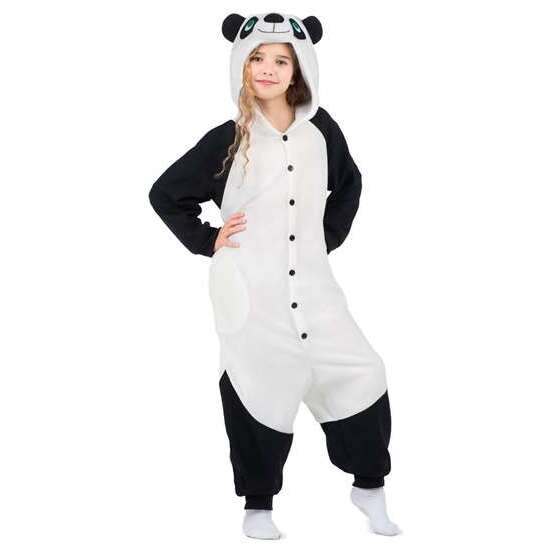 Comprar Disfraz Infantil Oso Panda Talla Unica 9-13 Años (kigurumi Con Capucha Y Cola)