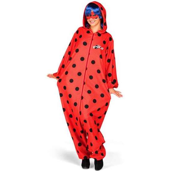 Comprar Disfraz Ladybug Pyjamas Xs (mono Con Capucha, Peluca Y Antifaz)