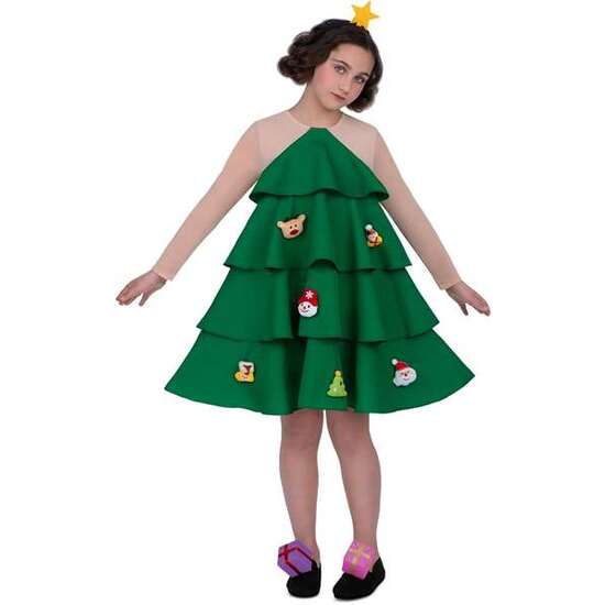 Disfraz Arbolito De Navidad
De Luxe Talla 7-9 Años