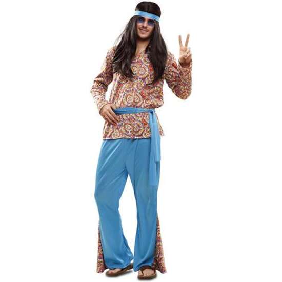 Comprar Disfraz Adulto Psychedelic Hippie Talla M-l