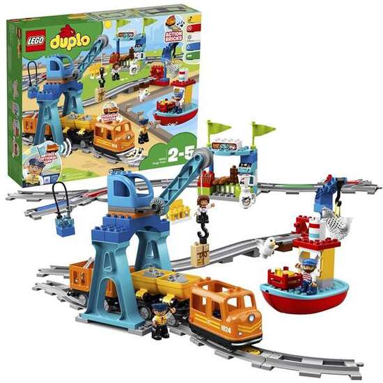 Comprar Juego De Construccion Tren De Mercancías Lego Duplo