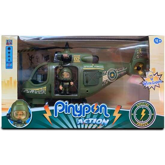 Comprar Helicóptero Fuerzas Especiales Pinypon Action Con Más De 8 Accesorios, Incluye Una Figura