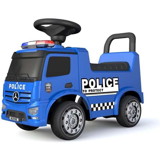 Runruntoys Correpasillos Camión Mercedes Police 62.5 X28.5 X 45cm