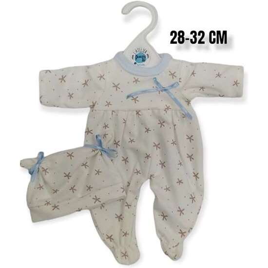 Pijama Estrella Dorada Lazo Azul Mas Gorro Orejas Ref: 3021-22