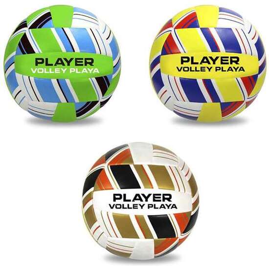 Balón Volley Playa Player, 230mm, Tacto Suave - Modelos Surtidos