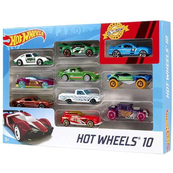 COCHE HOT WHEELS PACK 10 UDS - MODELOS SURTIDOS
