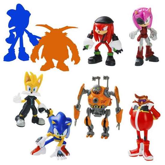 Comprar Figura Sonic Pack De 8 Figuras Coleccionables. 6,5 Cm - Modelos Surtidos