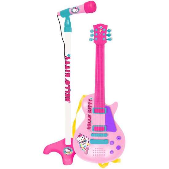 Comprar Guitarra Hello Kitty Electronica Con Micro