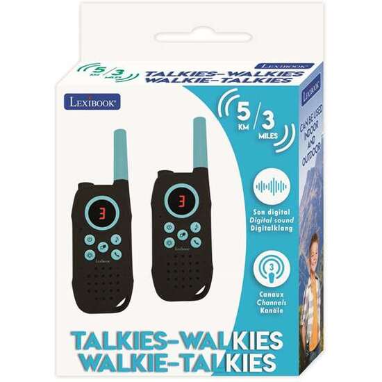 Comprar Walkie-talkies Lexibook Alcance Hasta 5 Km, Con Soporte Cinturón. 15x4x21cm
