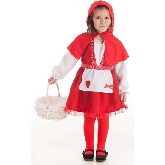 DISFRAZ INFANTIL CAPERUCITA T-0 2-3 AÑOS CREACIONES LLOPIS