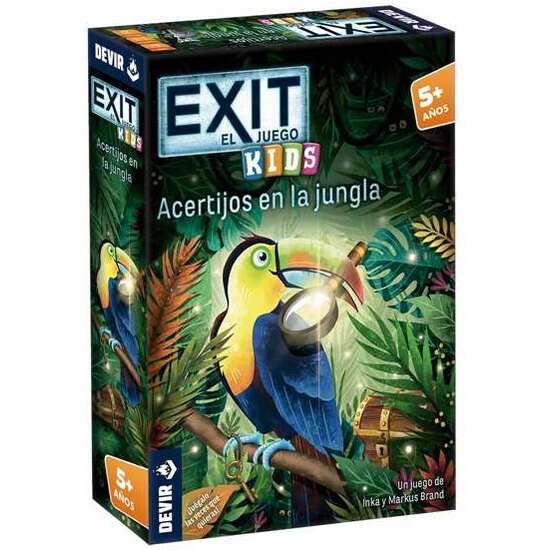Juego Exit Kids Acertijos En La Jungla