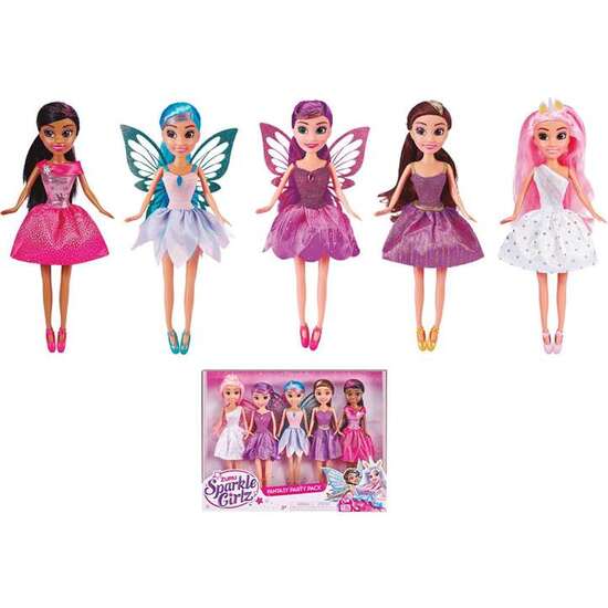 Comprar Muñeca Sparkle Girlz Pack Princesas 25 Cm