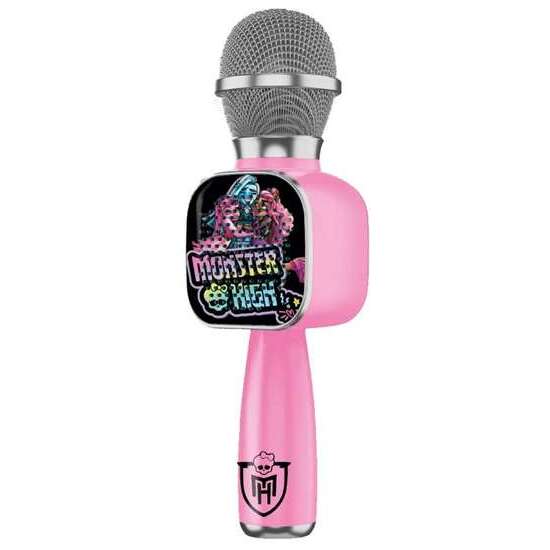 Microfono Bluetooth Monster High Con Melodias Y Entrada Usb 24,8x6,4x5,6cm