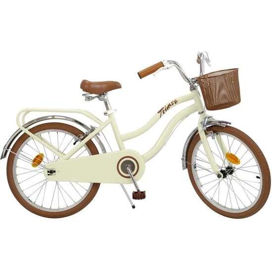 BICICLETA VINTAGE BEIGE 20  6/9 AÑOS. NO INCLUYE RUEDINES. TOIMSA