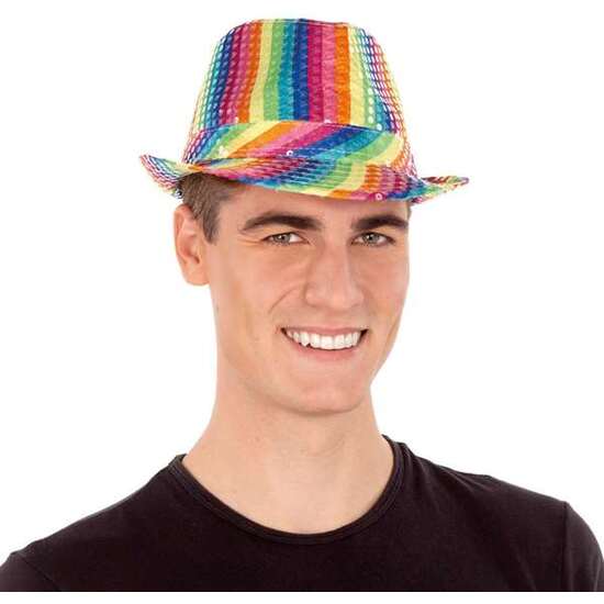 Comprar Sombrero Lentejuelas Rainbow T/58
