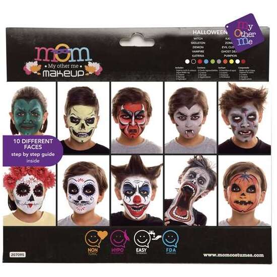 Kit De Luxe Halloween Para Niños 20 X 23 Cm