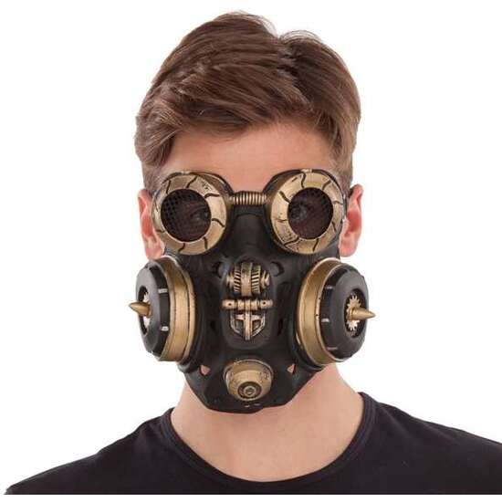 Steampunk Latex Mask One Size