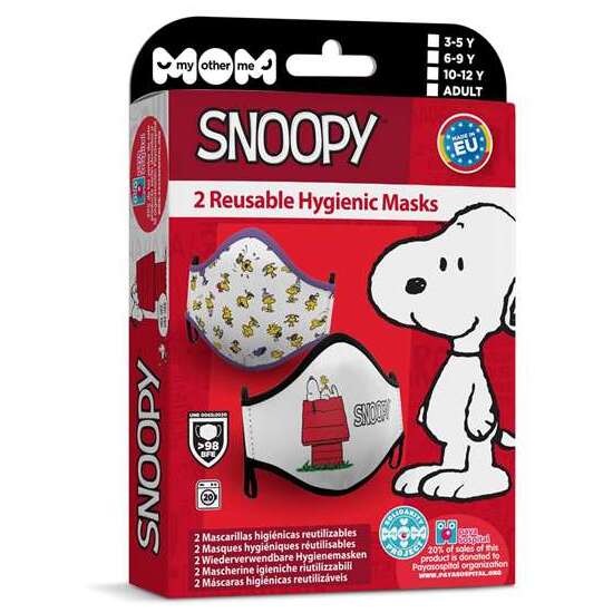 Snoopy Premium Higienic Mask 6-9 Y