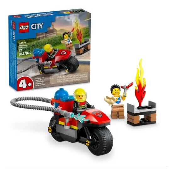 Moto De Rescate Bomberos Lego City