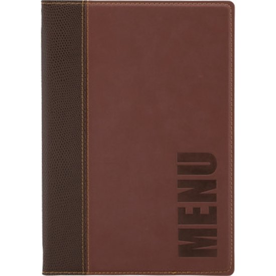 #-40-PORTA MENUS BURDEOS A5 TRENDY25.3X17.7X0.8CM VIEJO VALLE