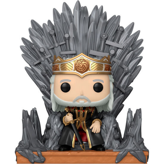 Comprar Figura Pop Deluxe House Of The Dragon Viserys On The Iron Throne