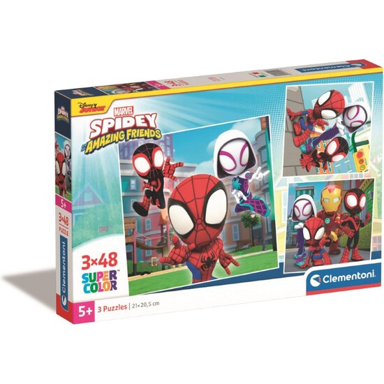 Comprar Puzzle 3x48 Pzas. Spidey Y Amigos