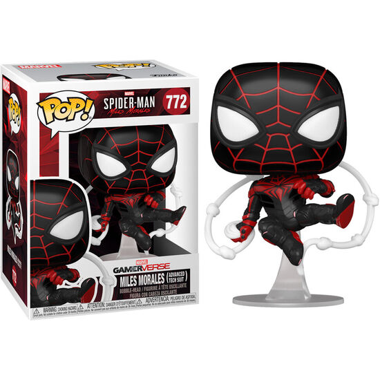 Figura Pop Marvel Spiderman Miles Morales Advanced Tech Suit