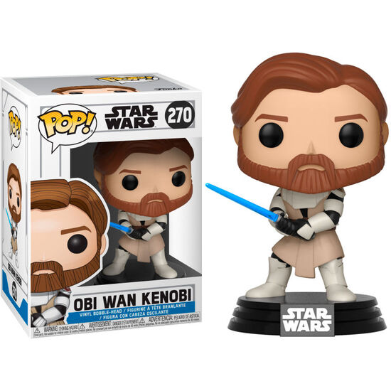 Figura Pop Star Wars Clone Wars Obi Wan Kenobi