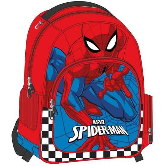 Mochila Escolar Mediana Spiderman 32.0 X 15.0 X 42.0 Cm