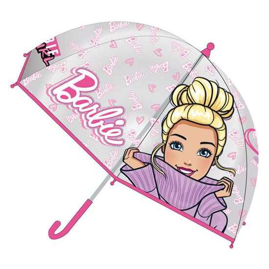 Paraguas Manual Burbuja Barbie 45 Cm