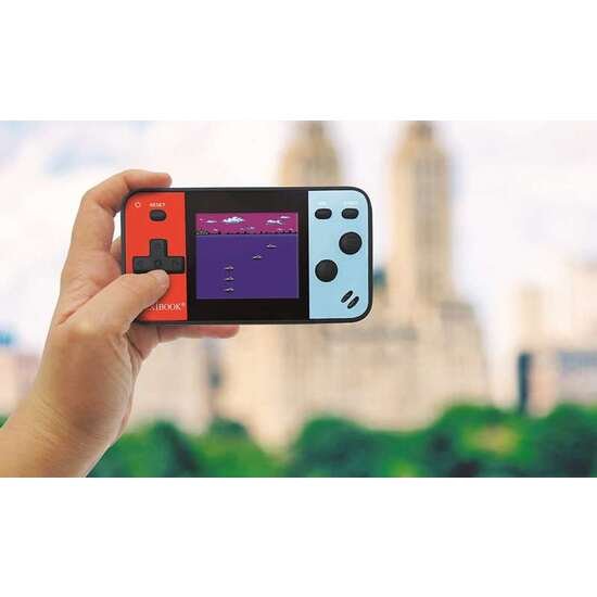 CONSOLA PORTÁTIL MINI  CYBER ARCADE CON PANTALLA 1.8 Y 150 JUEGOS INCLUIDOS. 14X13X3.50 CM