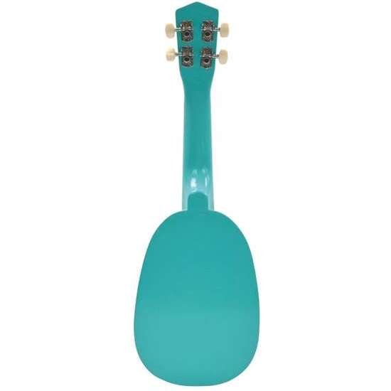 UKULELE DE MADERA STITCH CON 4 CUERDAS DE NYLON, 53 CM, GUÍA INCLUIDA.