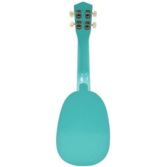 UKULELE DE MADERA STITCH CON 4 CUERDAS DE NYLON, 53 CM, GUÍA INCLUIDA.