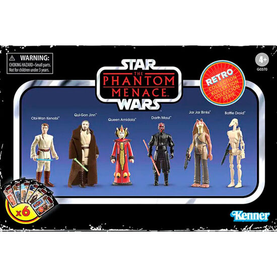 Comprar Set Figuras Phantom Menace Star Wars 9,5cm