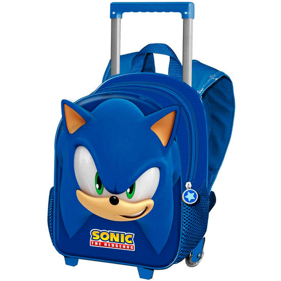TROLLEY 3D FACE SONIC THE HEDGEHOG 31CM