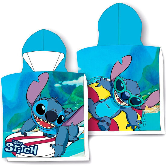 Comprar Poncho Toalla Surf Stitch Disney Algodon