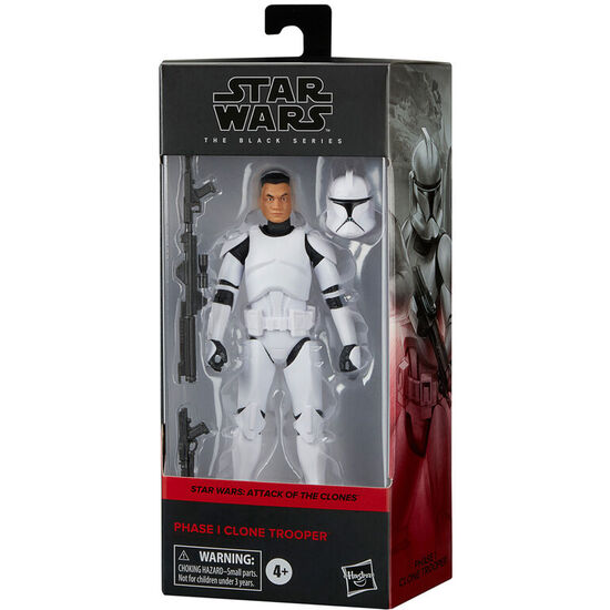 Figura Phase I Clone Trooper Star Wars: El Ataque De Los Clones 15cm