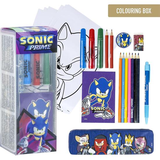 Comprar Set Papelería Coloreable Sonic Prime