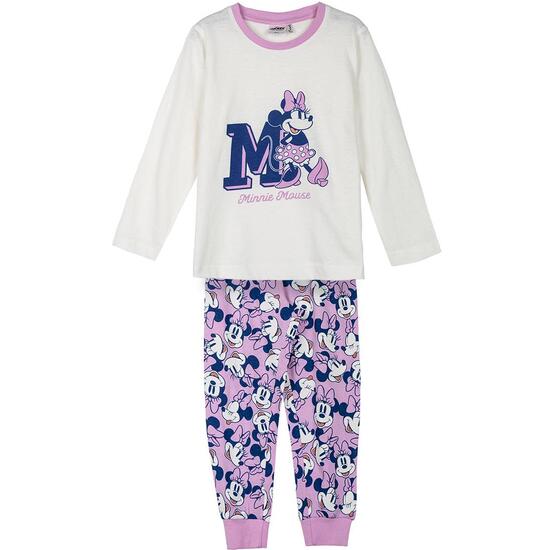 Pijama Largo Single Jersey Minnie