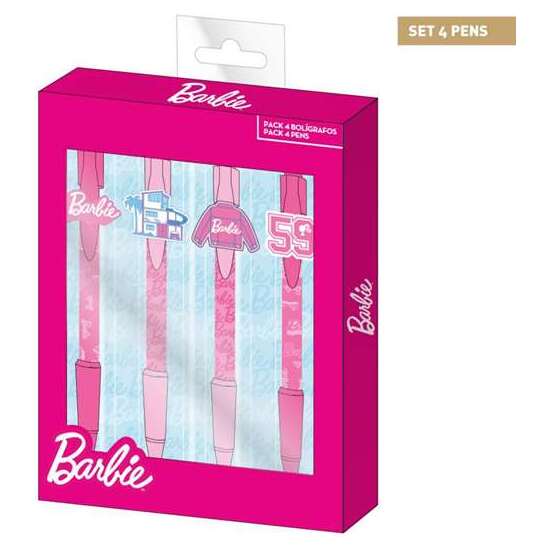 Comprar Bolígrafo Pack X4 Barbie
