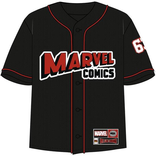 Camiseta Corta Baseball Marvel