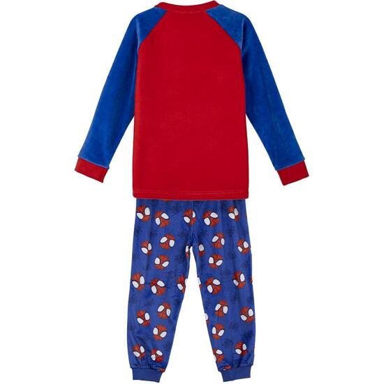 PIJAMA LARGO CORAL FLEECE APLICACIONES SPIDEY