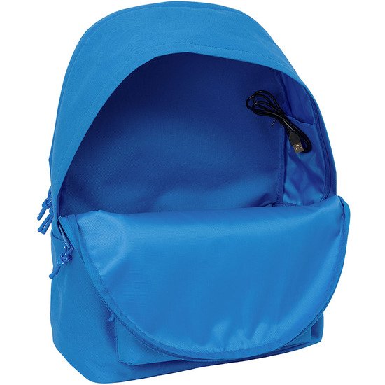 MOCHILA DOBLE PARA PORTATIL 15,6 +USB F.C.BARCELONA CHICA INDIGO