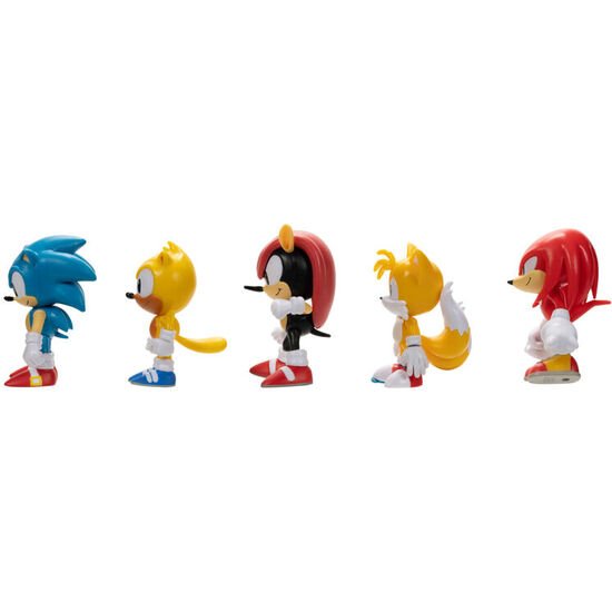 BLISTER 5 FIGURAS SONIC THE HEDGEHOG 6CM