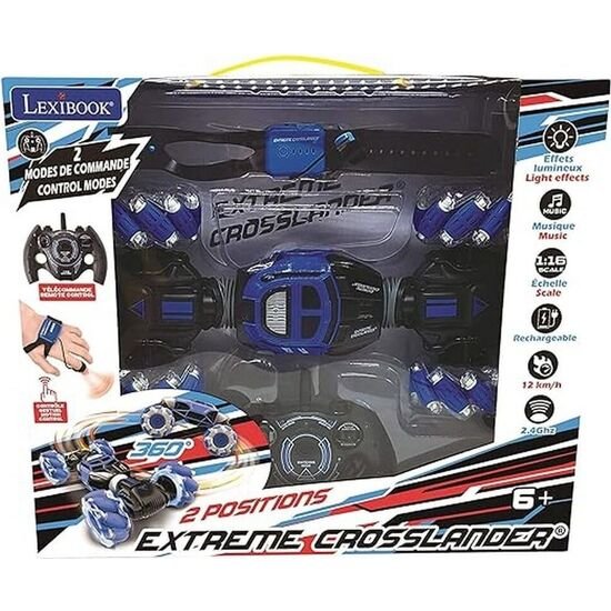 COCHE TELEDIRIGIDO LUMINOSO CON PULSERA LEXIBOOK